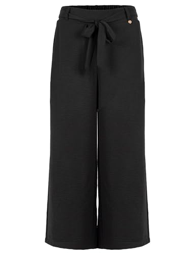 ROADSIGN australia Damen Culotte Freizeithose mit weitem Bein und Gürtel schwarz | 2XL von ROADSIGN australia