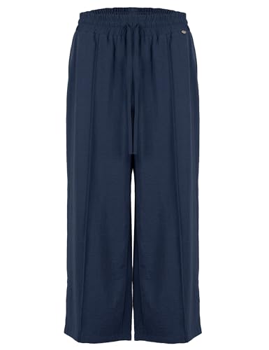 ROADSIGN australia Damen Culotte leichte Sommerhose mit elastischem Bund Navy | M von ROADSIGN australia