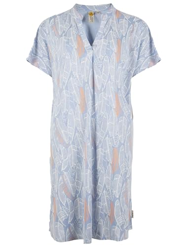 ROADSIGN australia Damen Kleid mit Allover-Print und fließendem Schnitt für sommerliche Looks blau | L/XL von ROADSIGN australia