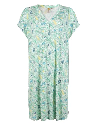 ROADSIGN australia Damen Kleid mit lebhaften Muster im sommerlichen Stil Weiss | 2XL von ROADSIGN australia