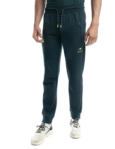 Roadsign Australia Herren Joggingpant mit Tunnelzug, Seitentaschen & Logo-Aufdruck Roadsign auf dem Bein Grau | 2XL von Roadsign Australia