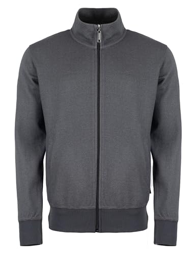ROADSIGN australia Herren Sweatjacke in Jeans-Optik für einen lässigen Freizeitstil anthrazit | 3XL von ROADSIGN australia