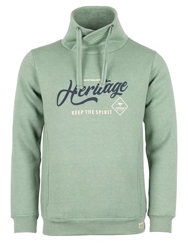 ROADSIGN australia Herren Sweatpullover gemütlicher Sweater für kühle Abende und entspannte Tage grün | XL ROADSIGN australia Herren Sweatpullover gemütlicher Sweater für kühle Abende und entspannte Tage grün | XL von ROADSIGN australia