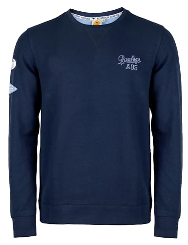 Roadsign Australia Herren Sweatpullover mit charmanten Arm-Applikationen Navy | L von Roadsign Australia