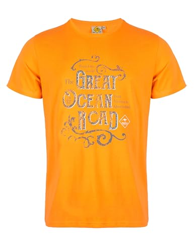 Roadsign Australia Herren T-Shirt Freizeitshirt mit Rundhalsausschnitt orange | 2XL von Roadsign Australia