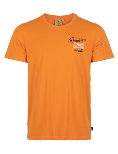ROADSIGN australia Herren T-Shirt Print-Shirt mit Sommer-Vibes für lässige Freizeit-Outfits orange | L von ROADSIGN australia