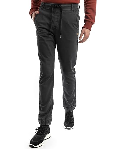 Roadsign Australia Herren Trackpants mit Tunnelzug, Taschen und Logo Anthrazit | M von Roadsign Australia