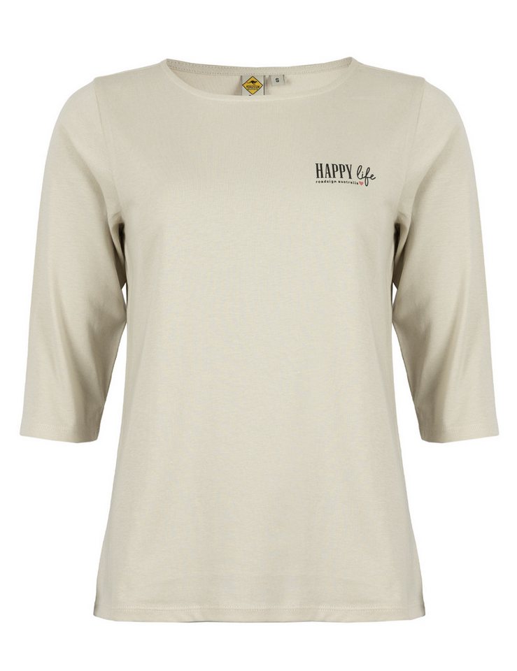 ROADSIGN australia Langarmshirt Happy Life (1, 1-tlg., 1) Shirt mit positiven Print für inspirierende Alltagslooks von ROADSIGN australia