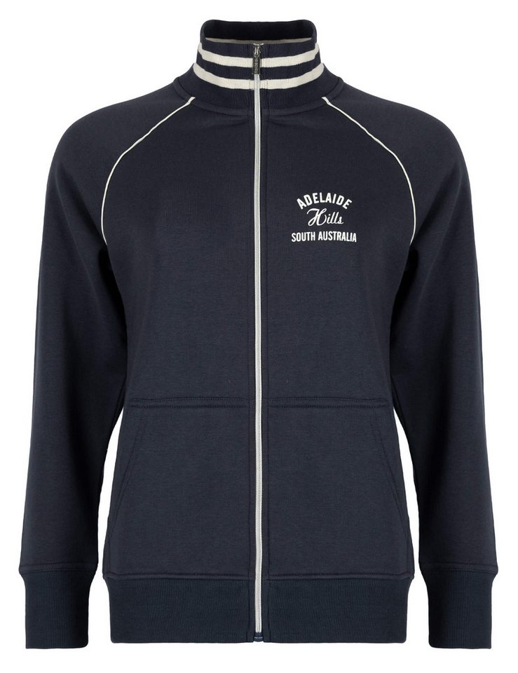 ROADSIGN australia Sweatjacke Urban Stripe (1, 1-tlg., 1) bequemer Style mit Raglanärmeln für sportliche Freizeitkombis von ROADSIGN australia