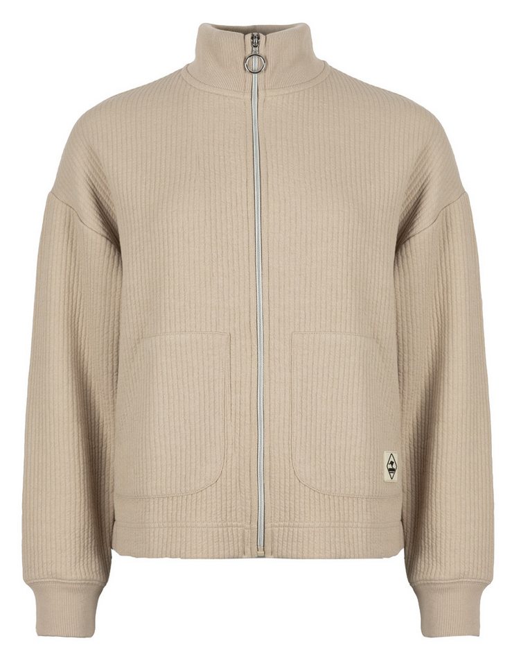 ROADSIGN australia Sweatjacke Wavy Interlock (1, 1-tlg., 1) mit wellenartiger Struktur für moderne Casual-Outfits von ROADSIGN australia