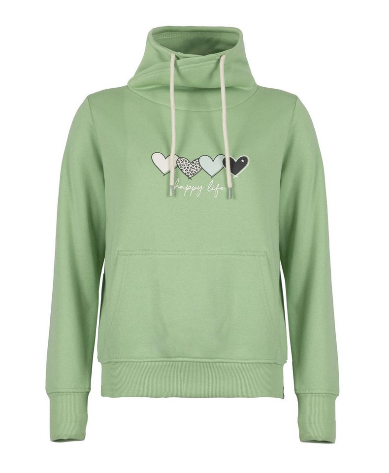 ROADSIGN australia Sweatshirt Heart Vibes (1, 1-tlg., 1) Tube mit positiver Botschaft für entspannte Freizeitlooks von ROADSIGN australia