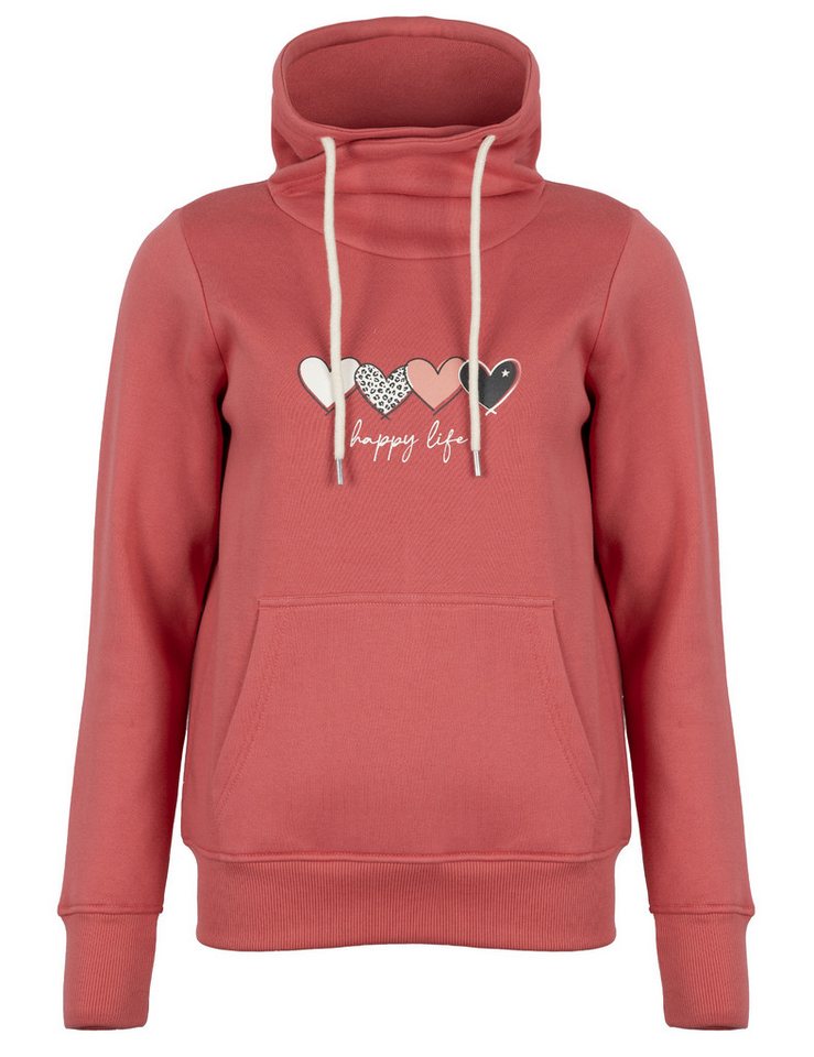 ROADSIGN australia Sweatshirt Heart Vibes (1, 1-tlg., 1) Tube mit positiver Botschaft für entspannte Freizeitlooks von ROADSIGN australia