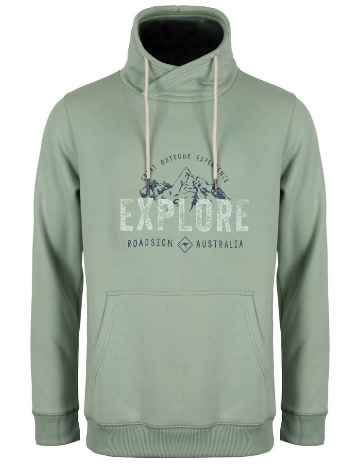 ROADSIGN australia Sweatshirt Outdoor Explore (1, 1-tlg., 1) lässiges Tube für gemütliche Stunden in der kalten Jahreszeit von ROADSIGN australia