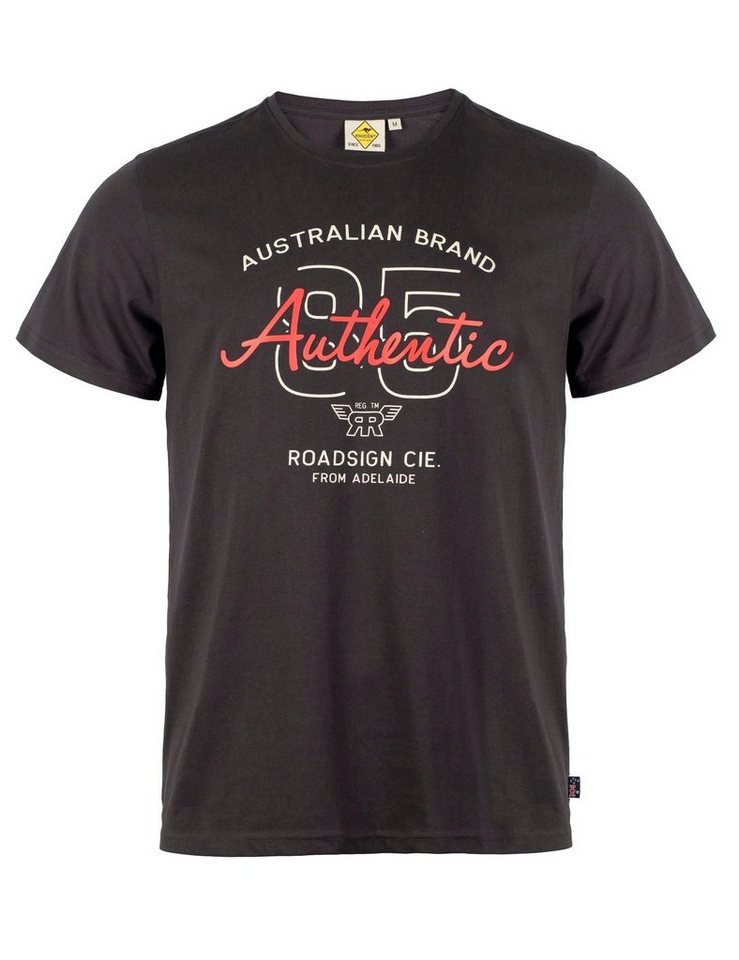 ROADSIGN australia T-Shirt Authentic (1, 1-tlg) mit markantem Logo-Aufdruck - aus 100% Baumwolle von ROADSIGN australia