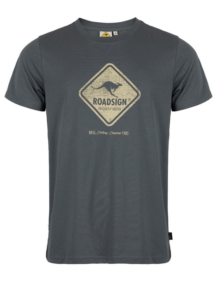 ROADSIGN australia T-Shirt Kangaroo Logo (1, 1-tlg., 1) Statement-Shirt für trendbewusste Streetstyles im Herbst von ROADSIGN australia