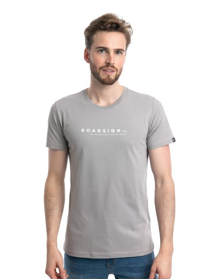 ROADSIGN australia T-Shirt Roadsign Lifestyle (1, 1-tlg) mit Rundhalsausschnitt & Logo-Aufdruck, 100 % BCI-Baumwolle von ROADSIGN australia