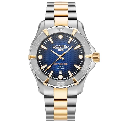 ROAMER Herren Analog Uhr mit Edelstahl Armband 860833 47 45 70 von ROAMER