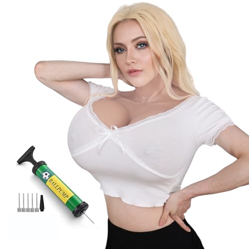 ROANYER Damen Inflatable Breast Forms Aufblasbare Brustformen, H Cup-Caucasian, Regulär von ROANYER