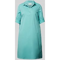 ROBE LÉGÈRE Knielanges Hemdblusenkleid in unifarbenem Design in Mint, Größe 38 von ROBE LÉGÈRE