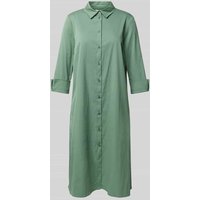 ROBE LÉGÈRE Knielanges Hemdblusenkleid mit 3/4-Arm in Lind, Größe 42 von ROBE LÉGÈRE