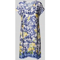 ROBE LÉGÈRE Knielanges Kleid aus Viskose mit V-Ausschnitt in Bleu, Größe 36 ROBE LÉGÈRE Knielanges Kleid aus Viskose mit V-Ausschnitt in Bleu, Größe 36 von ROBE LÉGÈRE