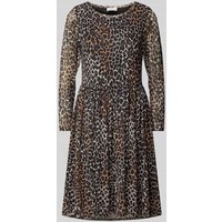 ROBE LÉGÈRE Knielanges Kleid mit Rundhalsausschnitt in Black, Größe 38 von ROBE LÉGÈRE