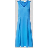 ROBE LÉGÈRE Knielanges Kleid mit V-Ausschnitt in Bleu, Größe 42 von ROBE LÉGÈRE