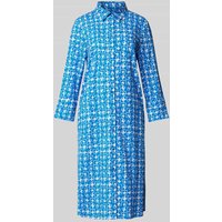 ROBE LÉGÈRE Midikleid mit grafischem Muster in Bleu, Größe 36 von ROBE LÉGÈRE