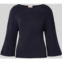 ROBE LÉGÈRE Regular Fit Strickpullover mit Woll-Anteil in Marine, Größe L von ROBE LÉGÈRE