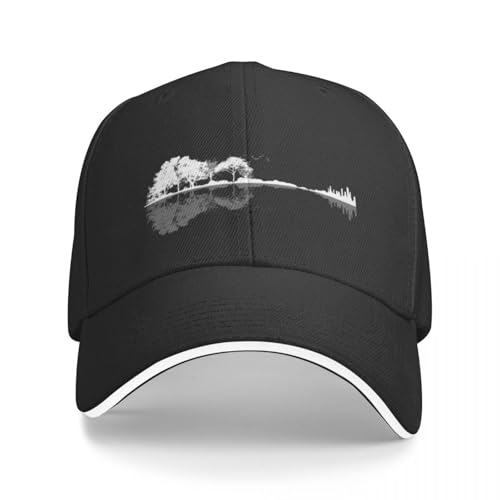ROBEIUO Baseballmütze Basecap Natur Gitarre eine Baseball Cap Hut von ROBEIUO