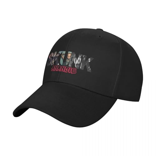 ROBEIUO Baseballmütze Basecap Skunk Anansie Klassische essenstial t Hemd Skunk Anansie Aufkleber Baseball Kappe Sonne Kappe Anime Hut Männer Caps Frauen von ROBEIUO
