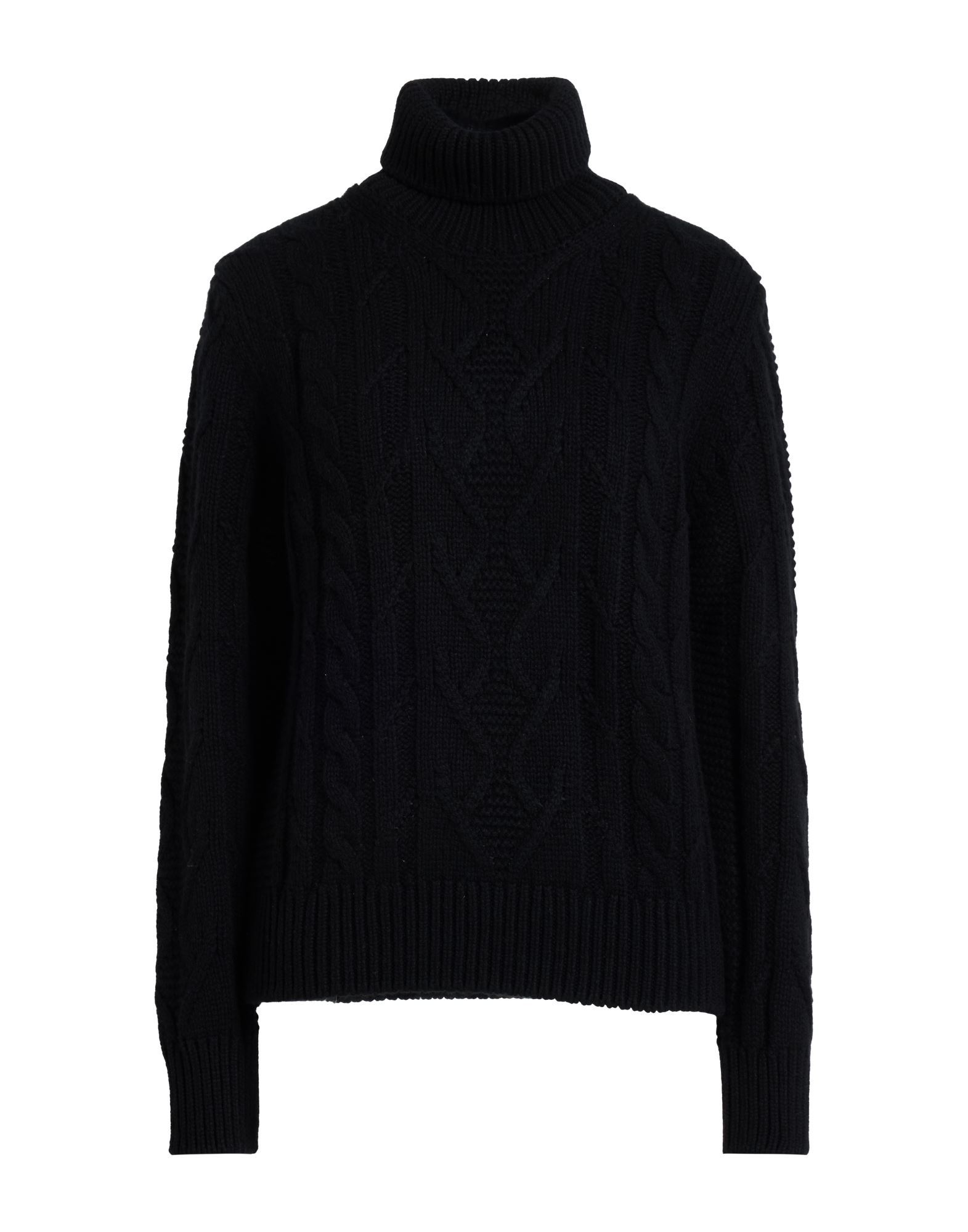 ROBERT SCOTT & SONS Rollkragenpullover Damen Schwarz von ROBERT SCOTT & SONS