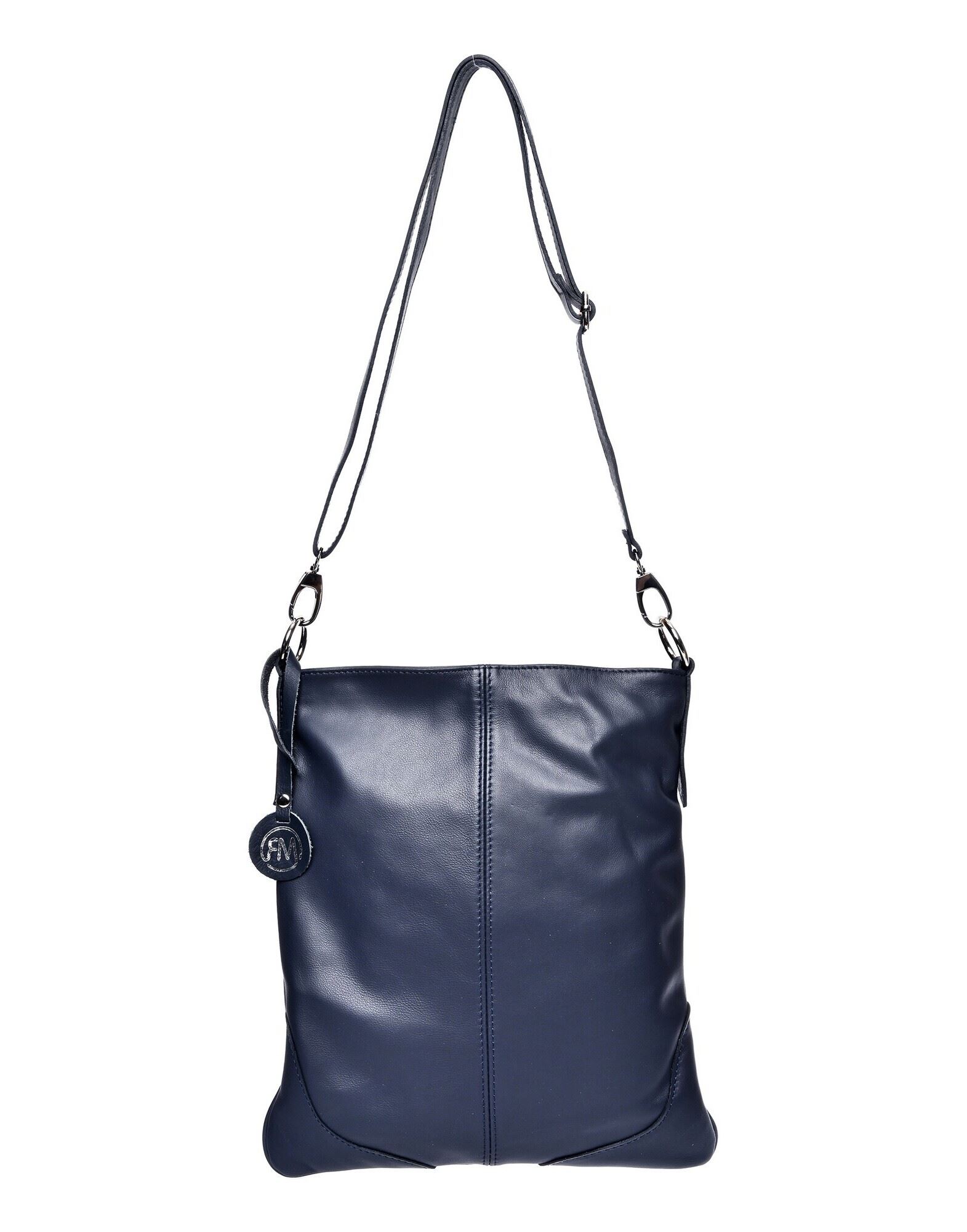 ROBERTA M Schultertasche Damen Blau von ROBERTA M