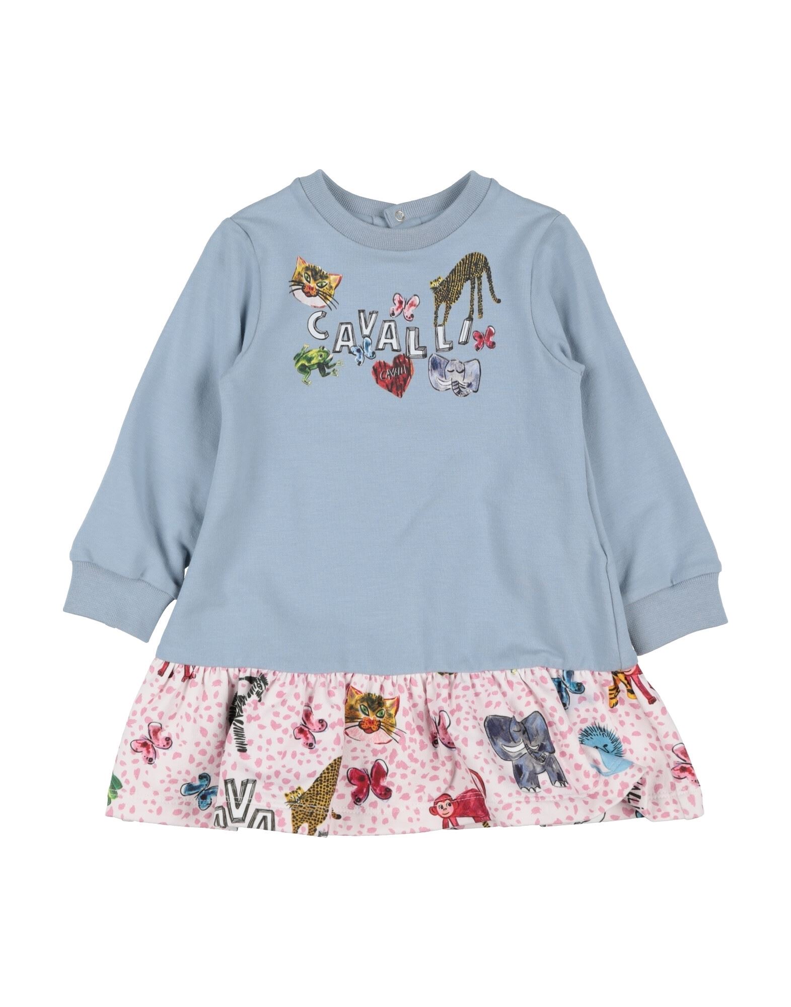 ROBERTO CAVALLI Babykleid Kinder Taubenblau von ROBERTO CAVALLI