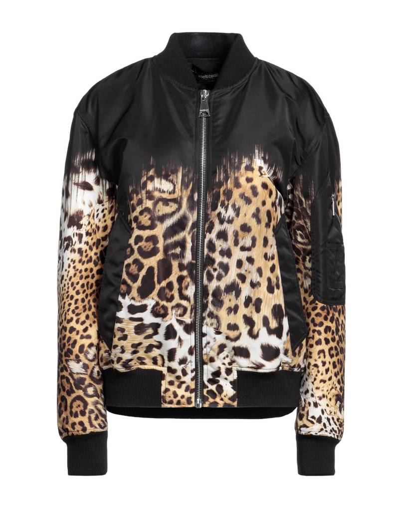 ROBERTO CAVALLI Jacke & Anorak Damen Schwarz von ROBERTO CAVALLI