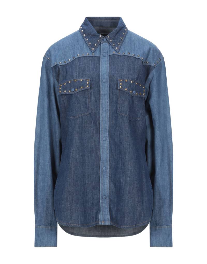 ROBERTO CAVALLI Jeanshemd Damen Blau von ROBERTO CAVALLI