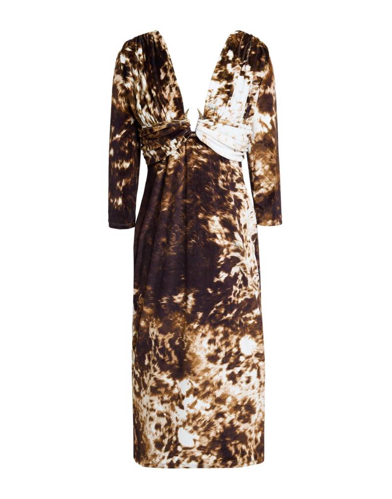 ROBERTO CAVALLI Midi-kleid Damen Dunkelbraun von ROBERTO CAVALLI