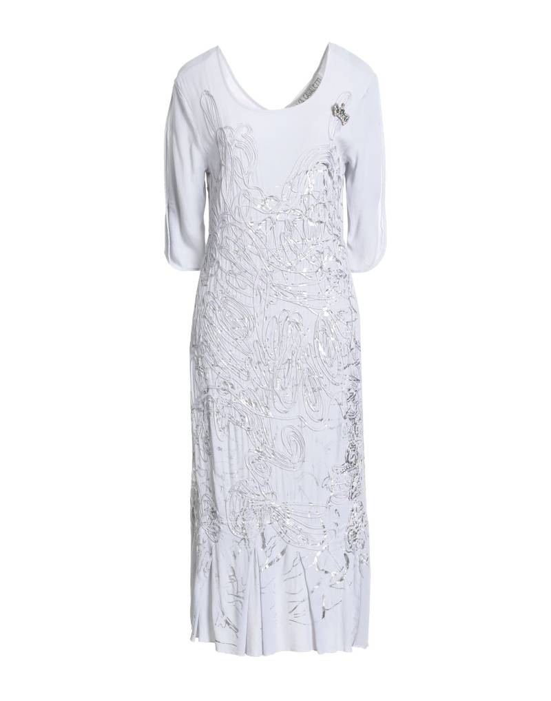 ROBERTO CAVALLI Midi-kleid Damen Hellgrau von ROBERTO CAVALLI