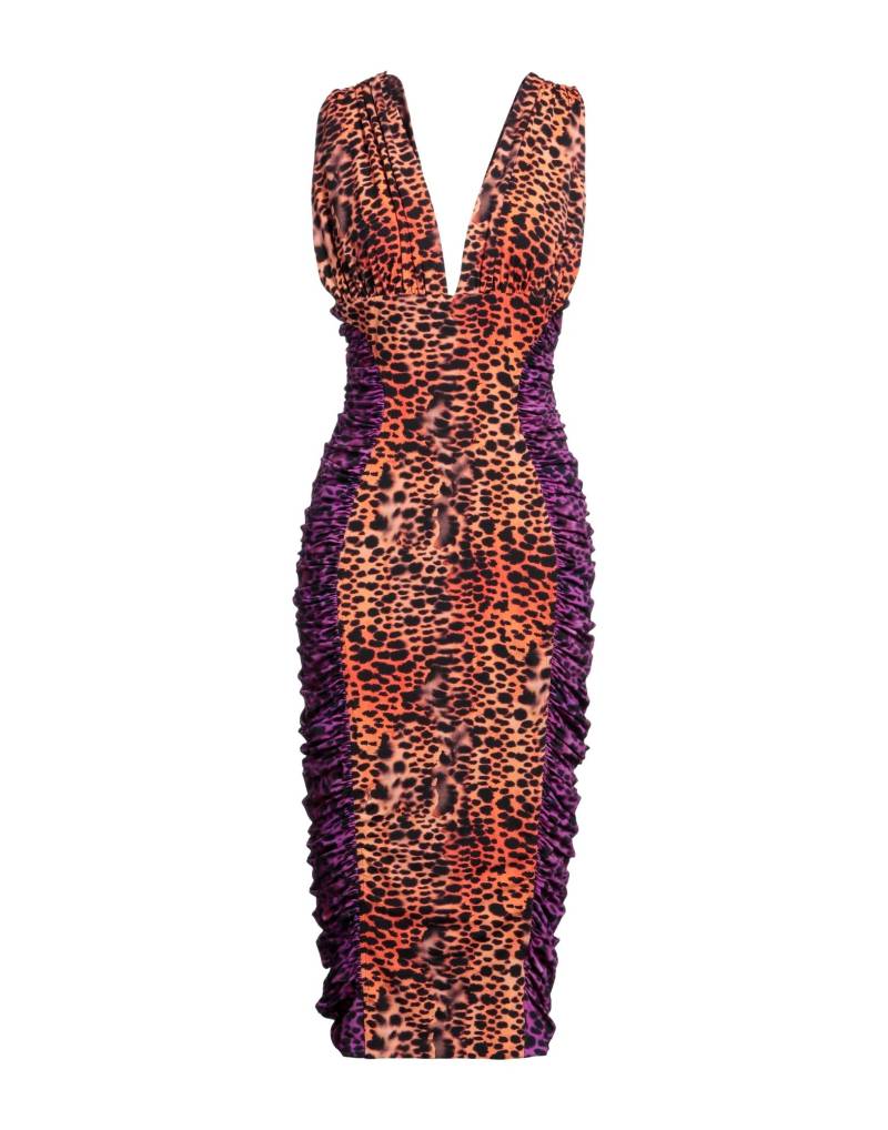 ROBERTO CAVALLI Midi-kleid Damen Orange von ROBERTO CAVALLI