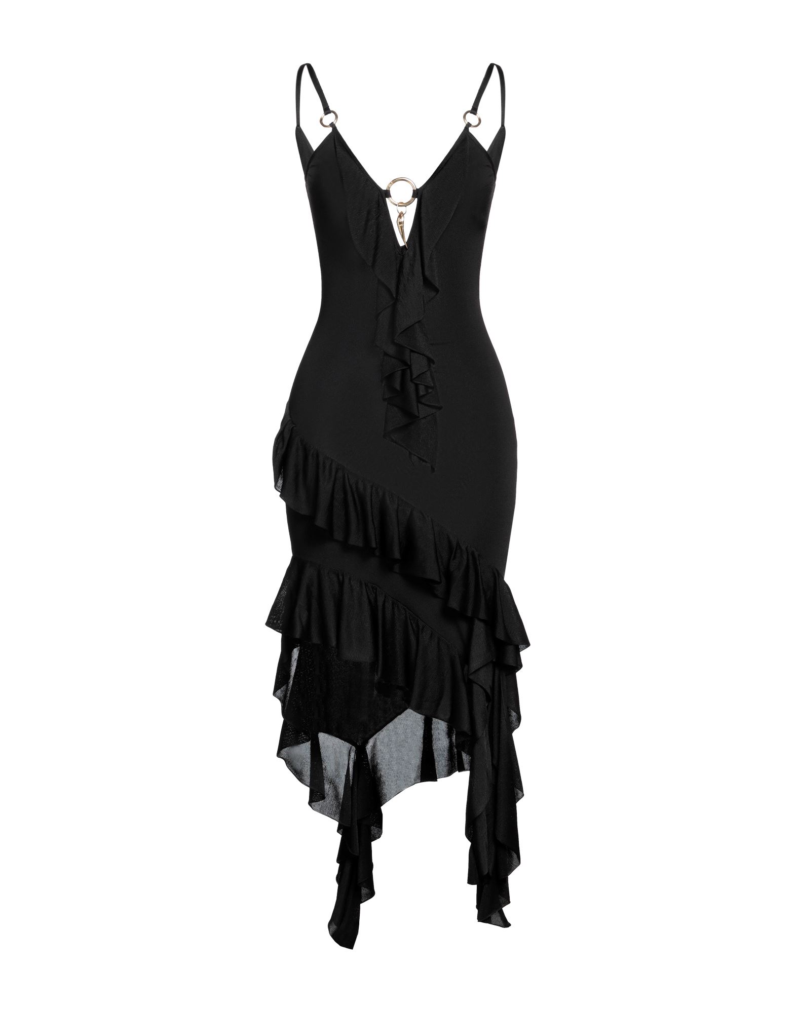 ROBERTO CAVALLI Midi-kleid Damen Schwarz von ROBERTO CAVALLI