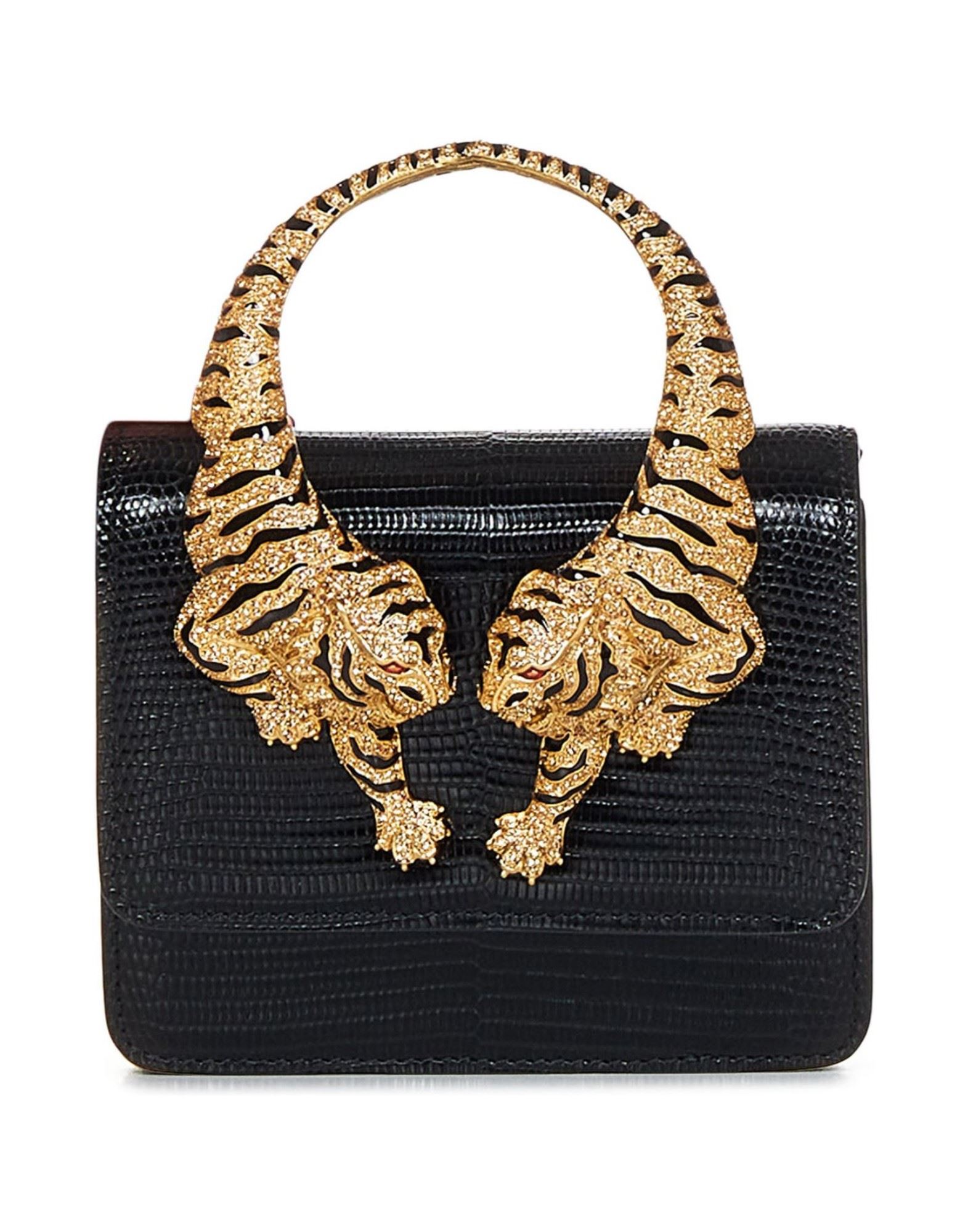 ROBERTO CAVALLI Schultertasche Damen Schwarz von ROBERTO CAVALLI