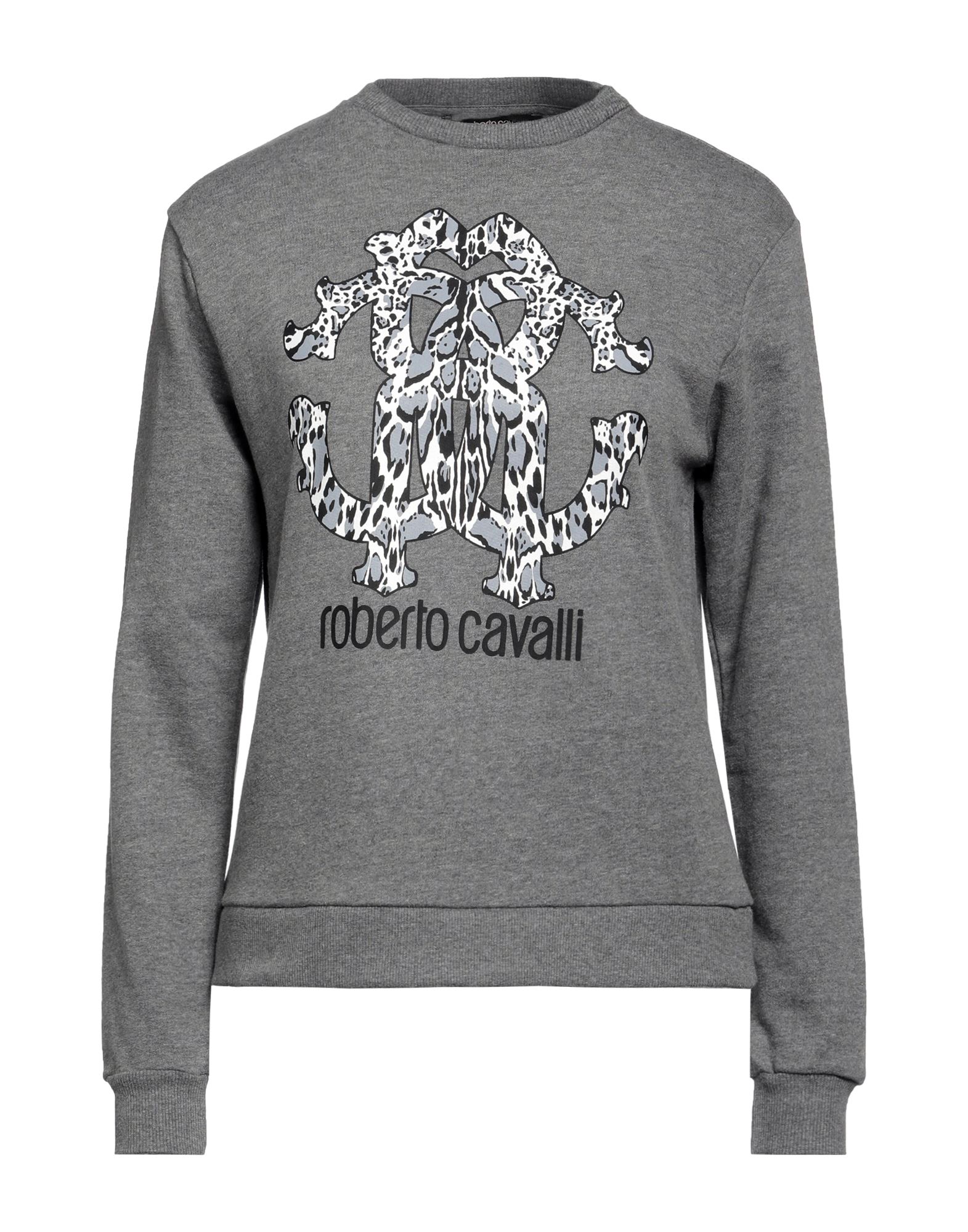 ROBERTO CAVALLI Sweatshirt Damen Grau von ROBERTO CAVALLI