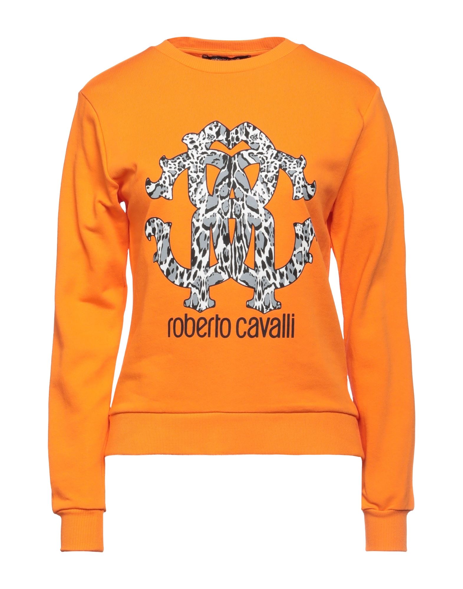 ROBERTO CAVALLI Sweatshirt Damen Orange von ROBERTO CAVALLI