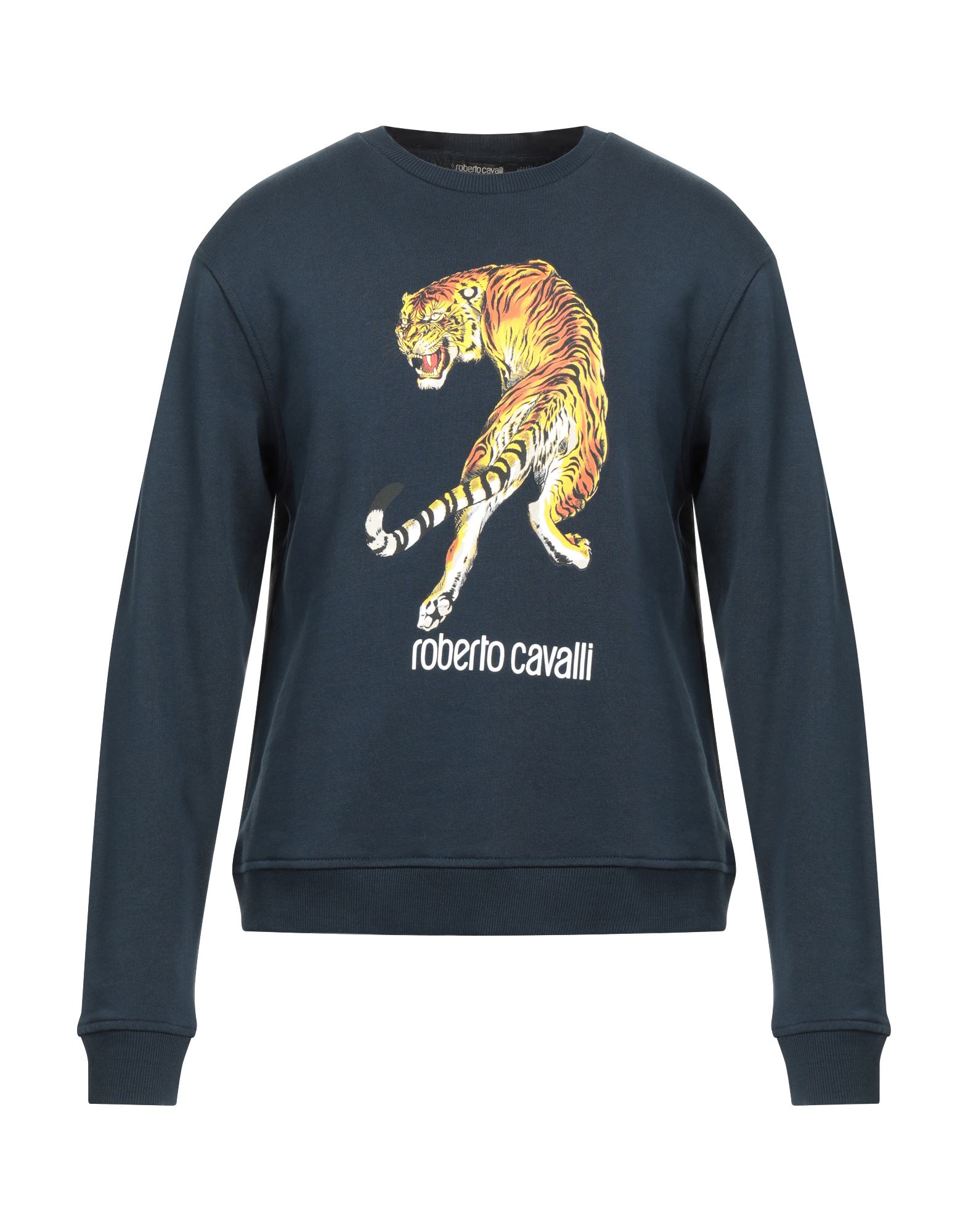 ROBERTO CAVALLI Sweatshirt Herren Nachtblau von ROBERTO CAVALLI