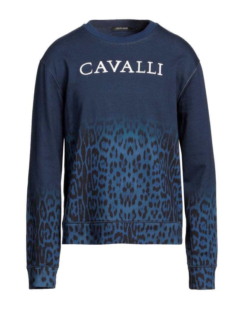 ROBERTO CAVALLI Sweatshirt Herren Marineblau von ROBERTO CAVALLI