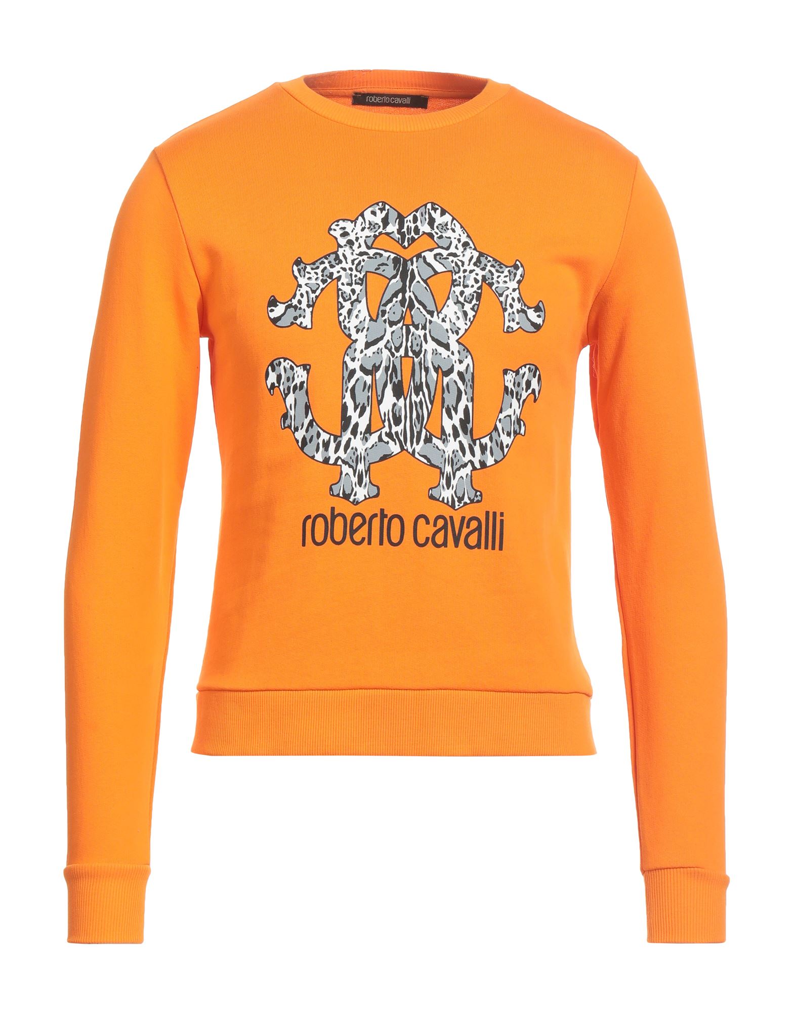 ROBERTO CAVALLI Sweatshirt Herren Orange von ROBERTO CAVALLI