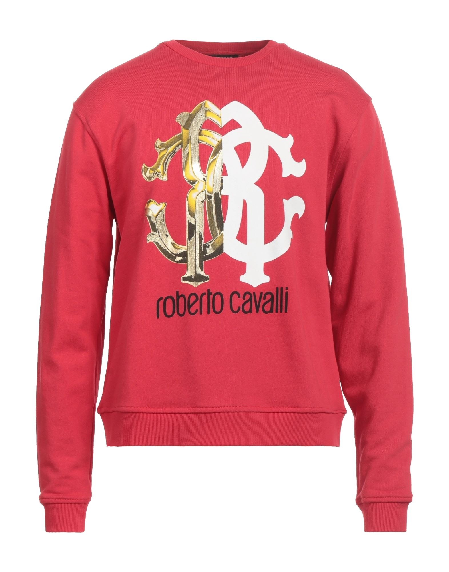 ROBERTO CAVALLI Sweatshirt Herren Rot von ROBERTO CAVALLI