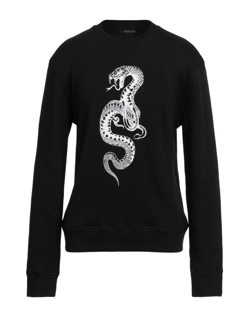 ROBERTO CAVALLI Sweatshirt Herren Schwarz von ROBERTO CAVALLI