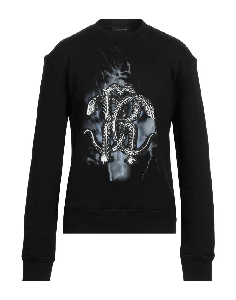ROBERTO CAVALLI Sweatshirt Herren Schwarz von ROBERTO CAVALLI
