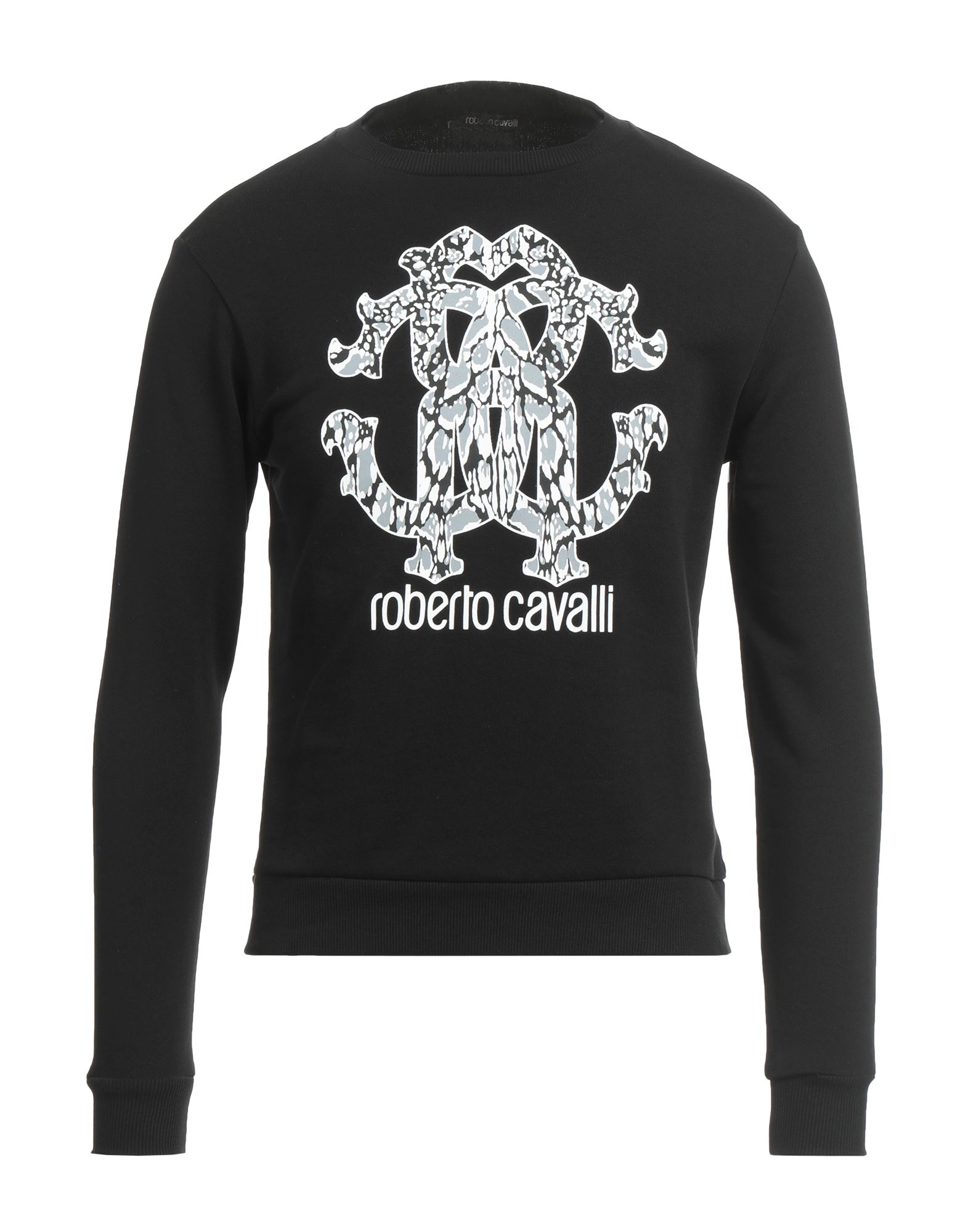 ROBERTO CAVALLI Sweatshirt Herren Schwarz von ROBERTO CAVALLI